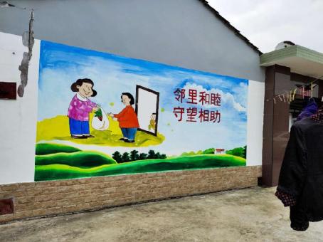 乡村彩绘文化墙