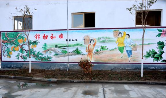 荆门乡镇文化墙 乡风文明焕发新活力