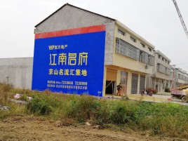 荆门农村墙体广告在不同形式上面展现的不同特色